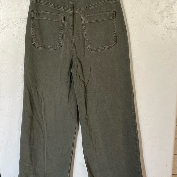American Eagle Super High Rise Baggy Wide Leg Pants Women Sz 000 - Picture 2 of 4